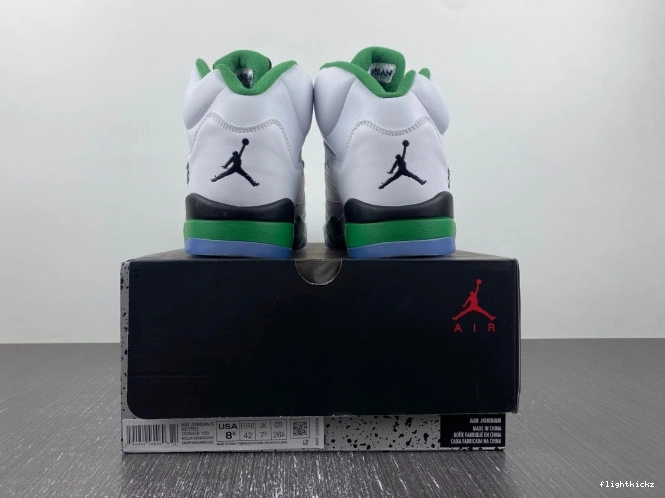 Air Jordan DD9336-103 Green WMNS 5 Lucky 1001